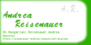 andrea reisenauer business card